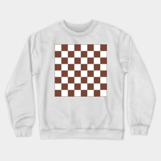 Checkered Pattern | Chessboard Pattern Crewneck Sweatshirt